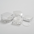 Mini pot acrylique cube carré de récipient cosmétique